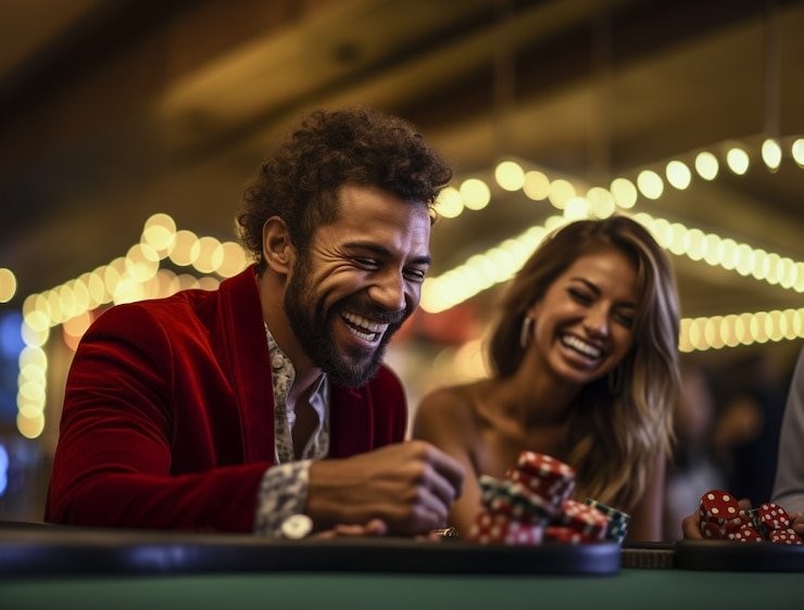 Dealer poker live kawin77 memimpin permainan bersama para pemain online secara real-time
